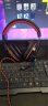 欧凡（OVANN）X2 头戴式专业游戏电脑耳机耳麦 语音带麦克风话筒双插头 黑红色 实拍图