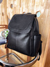 viney雙肩包女新款牛皮大容量初中高中大學(xué)生書(shū)包輕便百搭旅行時(shí)尚背包 【黑色】送老婆女朋友高級感實(shí)用 戶(hù)外出游高顏值通勤休閑旅游包 曬單實(shí)拍圖