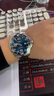 浪琴（LONGINES）彭于晏推薦 瑞士手表 康卡斯?jié)撍盗?機(jī)械鋼帶男表 L37824966 藍(lán)色太陽(yáng)飾紋43.0 mm 曬單實(shí)拍圖
