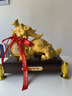 潤金閣 開業(yè)禮品 沙金招財貔貅擺件 辦公室辦公桌擺件工藝品 公司前臺飯店收銀臺擺設(shè) 客廳裝飾擺件 大號 長43寬24高36厘米 曬單實拍圖