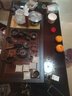 Seven Potters 黑檀茶具套裝實(shí)木茶盤(pán)紫砂功夫整套茶具茶臺家用茶海全自動(dòng)一體 款五：黑檀雙龍紫砂石瓢套裝1件 曬單實(shí)拍圖