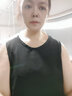 簡當(dāng)夏裝新款胖MM加大碼女裝背心寬松無袖顯瘦內(nèi)搭純色打底上衣1551 黑色背心 大碼均碼【100-170斤】 曬單實(shí)拍圖
