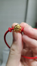 明牌珠寶足金5D硬金黃金山海神話(huà)小神獸串珠轉運珠定價(jià)足金轉運珠約0.50-0.68克金蟾靈獸AFP1008 曬單實(shí)拍圖