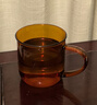 VIVA scandinavia玻璃茶杯耐熱防裂透明彩色玻璃杯高硼硅杯子水杯簡約北歐400ml 焦糖色1只【V83060 】 曬單實拍圖