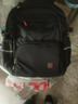 卡拉羊減負護背大容量初中學(xué)生書(shū)包男女高中小學(xué)五六年級高顏值雙肩背包 【26L】中號5497黑色 曬單實(shí)拍圖