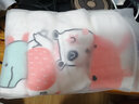 速倍爾嬰兒高密度紗布口水巾寶寶純棉小方巾毛巾新生兒用品洗臉巾 五條裝30*30cm吃貨系列 曬單實(shí)拍圖