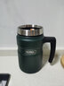 膳魔師（THERMOS） 新款TCMN-600保溫杯辦公室茶杯馬克咖啡杯便攜大容量男士把手杯 TSK-470S-AGR云杉綠530毫升 曬單實(shí)拍圖