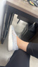 斯凱奇（Skechers）夏季女鞋2025新款蕾絲網(wǎng)面健步鞋淺口一腳蹬穿脫軟底老人鞋媽媽鞋 蕾絲網(wǎng)面-LTGY /淺灰色/白底 37 （建議拍小一碼） 曬單實(shí)拍圖