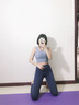 LULU CENTURY瑜伽服套裝女運動(dòng)蜜桃臀褲跑步外套速干透氣普拉提訓練健身四件套 【四件套】豆沙粉短袖+海鹽灰 M(95-105斤) 曬單實(shí)拍圖