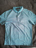 雅戈爾（YOUNGOR）短袖POLO衫男翻領(lǐng)保型桑蠶絲混紡面料可機洗面料滑爽高品質(zhì) 藍綠 M 曬單實(shí)拍圖