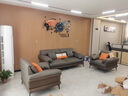 鼎珂家具  辦公沙發(fā)商務(wù)會(huì )客洽談接待休閑午休皮藝沙發(fā)辦公室沙發(fā)茶幾組合 1+3(接觸面真皮) 曬單實(shí)拍圖
