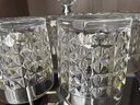 千尋雅志 水晶玻璃威士忌杯家用洋酒杯套裝創(chuàng  )意啤酒杯茶杯水杯歐式酒吧 （6只裝）星空杯+黑色杯架 曬單實(shí)拍圖
