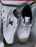 特步男鞋运动鞋子男网面鞋减震旋跑鞋防滑鞋透气休闲运动鞋包 白色 氢风4.0 41 实拍图