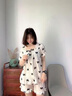 莫代爾 睡衣女2025年新款夏季薄款少女大碼公主風短袖短褲夏天家居服套 (YSE) 女5703 XL (建議身高170左右，體重120-140斤) 曬單實拍圖