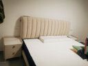 帕沙曼（pashaman）北欧现代简约轻奢软包主卧布艺实木家具DA50611R床头柜（不含床） 实拍图