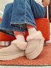UGG EVERSHEEPSKINS桑坡新款2025塔茨勒UGG增高冬季女鞋厚底保暖雪地靴羊毛皮毛一體 羚羊棕 36 曬單實(shí)拍圖