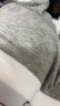 Calvin Klein内衣【摩登引力带】女士舒适薄垫无钢圈轻运动美背文胸F3785AD 020-椰青灰 M 推荐75B-85A 晒单实拍图