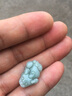 金玉蘭香雙孔小貔貅天然玉石A貨緬甸翡翠吊墜DIY配飾 13.9*22.2*7.8雙孔一只 曬單實(shí)拍圖