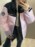 波司登反季冬季羽絨服楊紫同款男女情侶款短款立領(lǐng)新國標(biāo)90絨外套 曬單實拍圖
