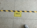 鳴固 反光警示膠帶 黑黃斜紋反光條安全警戒線(xiàn)工廠(chǎng)警示隔離帶 CY9113 曬單實(shí)拍圖