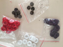 緯度毛呢大衣扣子毛衣風(fēng)衣皮衣四眼黑色紐扣大圓邊鈕扣 6#白色 18mm 10個(gè) 曬單實(shí)拍圖