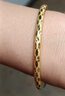 中國黃金（CHINA GOLD）黃金手鐲女足金鐲子滿(mǎn)天繁星滿(mǎn)天星手鐲生日七夕禮物送老婆女友 58圈口約6.50g 曬單實(shí)拍圖