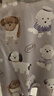 OAK FAMILY春秋新款男女寶寶長(cháng)袖純棉居家服空調房?jì)和H子睡衣套裝 狗狗派對 110 cm 曬單實(shí)拍圖