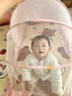優(yōu)格宜嬰兒蚊帳罩嬰兒床寶寶防蚊罩新生嬰幼兒童小床蚊帳全罩折疊蒙古包 粉色兔【經(jīng)典款】 大號-建議0-5歲 曬單實(shí)拍圖