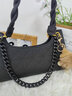 CLEVER & KETCH包包女包2023新款法棍包腋下包女士單肩包鏈條包生日禮物送女友 黑色【掛件】 曬單實(shí)拍圖