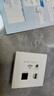 Bcsongben入墻式86型POE供電墻壁無線路由器5GAP無線wifi插座酒店智能面板 白色基礎(chǔ)版-零火線供電 86型墻壁暗裝 曬單實(shí)拍圖
