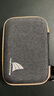 豐帆音樂(lè )播放器收納包適用于索尼NW-A105/ZX707/ZX706/A306黑磚WM1A外殼MP3耳機收納盒保護套硬殼 深灰色 曬單實(shí)拍圖