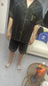 雅鹿冰絲睡衣男夏季薄款短袖短褲家居服春秋男士四季夏天仿真絲男生套 NSJYI-冰絲G710【短袖短褲】 2XL 男【推薦150-170斤】 曬單實拍圖