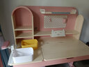 坐得正 兒童學(xué)習桌兒童桌椅套裝可升降中小學(xué)生學(xué)習桌椅寫(xiě)字桌實(shí)木書(shū)桌 1.2m桌帶陪讀柜+自動(dòng)追背椅粉 曬單實(shí)拍圖