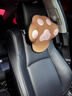 拽貓（ZhuaiMao）汽車(chē)頭枕腰靠套裝車(chē)用2025女司機開(kāi)車(chē)護肩頸靠枕車(chē)載靠背腰墊頸枕 貓爪軟枕 【60D太空棉】摩卡棕 1個(gè) 曬單實(shí)拍圖