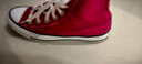 匡威（Converse）官方 All Star七夕男女美拉德高幫帆布鞋紅色101013 101013/紅色 43 曬單實拍圖