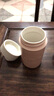 乾唐軒 【官方授權(quán)】活瓷杯同心緣手提式隨身杯陶瓷杯旅行杯水杯女杯子 玫瑰粉 曬單實拍圖