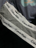 Calvin Klein CK男士平角內褲三條裝 0000U2662G 黑白灰-平角長(cháng)款 L 曬單實(shí)拍圖