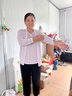 千秋詩（Qianqiushi）中老年女裝新款春夏套裝時尚媽媽裝兩件套加大碼針織打底衫上衣女 香芋紫BKD2209 3XL建議130-150斤 曬單實拍圖