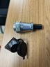 匯君 DS28航空插頭連接器23芯45789孔10P12 16 17 20 24 26芯工業(yè)接頭 3芯 插頭+方座+防護蓋 曬單實拍圖