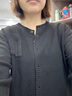 羅蒙（ROMON）針織開衫女2024春季寬松純色圓領(lǐng)顯瘦百搭通勤韓版毛衣單排扣外套 卡其色 均碼 90-140斤 曬單實拍圖