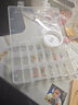 東之天地 可拆分格盒收納盒美甲盒串珠收納盒零件防塵收納盒分類(lèi)盒元件盒 可拆24格【白色】 曬單實(shí)拍圖