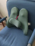 樂(lè )兜靠枕腰靠辦公室靠背墊久坐護腰靠墊神器椅子靠背汽車(chē)腰靠座椅墊 橄欖綠【加強款】 含枕芯 曬單實(shí)拍圖