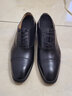 【發(fā)順豐空運】上頓丹尼男鞋高檔皮質(zhì)商務(wù)休閑皮鞋男士真皮英倫尖頭布洛克雕花男式大碼小碼三接頭系帶牛津鞋 黑色 38 曬單實(shí)拍圖