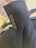 羅蒙（ROMON）西服套裝男士韓版修身外套新郎結婚禮服商務職業(yè)正裝小西裝男套裝 9888一?？鄄厍嗌疚鞣餮濕R甲 XL (適合125-135斤) 曬單實拍圖