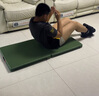 首定 體操墊 軍綠色 珍珠棉有機(jī)硅防水帆布 二折體操墊120*60*5cm 曬單實(shí)拍圖