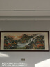 尚得堂手繪國畫山水畫客廳裝飾畫辦公室旭日東升掛畫金玉滿堂聚寶盆 沙比利實木框-圓角棕色 裝裱218*88 曬單實拍圖