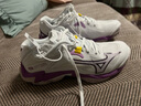 美津濃（MIZUNO）WAVE LIGHTNING Z8專(zhuān)業(yè)排球鞋男女中幫緩震輕盈舒適新品氣排球 白紫【輕彈快啟動(dòng)】Z8 37 =235mm 曬單實(shí)拍圖