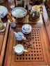 半山觀海景德鎮(zhèn)高檔青花瓷功夫茶具套裝高端家用陶瓷側(cè)把茶壺茶杯整套送禮 青花瓷茶具 18頭 曬單實(shí)拍圖