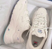 FILA 斐樂(lè )運動(dòng)鞋女MARS II 火星系列二代秋秋季時(shí)尚復古跑步鞋女 奶白/木薯粉-GT 36.5 曬單實(shí)拍圖