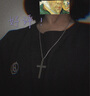 BJYL十字架項鏈男潮流簡(jiǎn)約情侶項鏈韓版時(shí)尚吊墜男女掛墜個(gè)性配飾禮物 女款60CM 曬單實(shí)拍圖